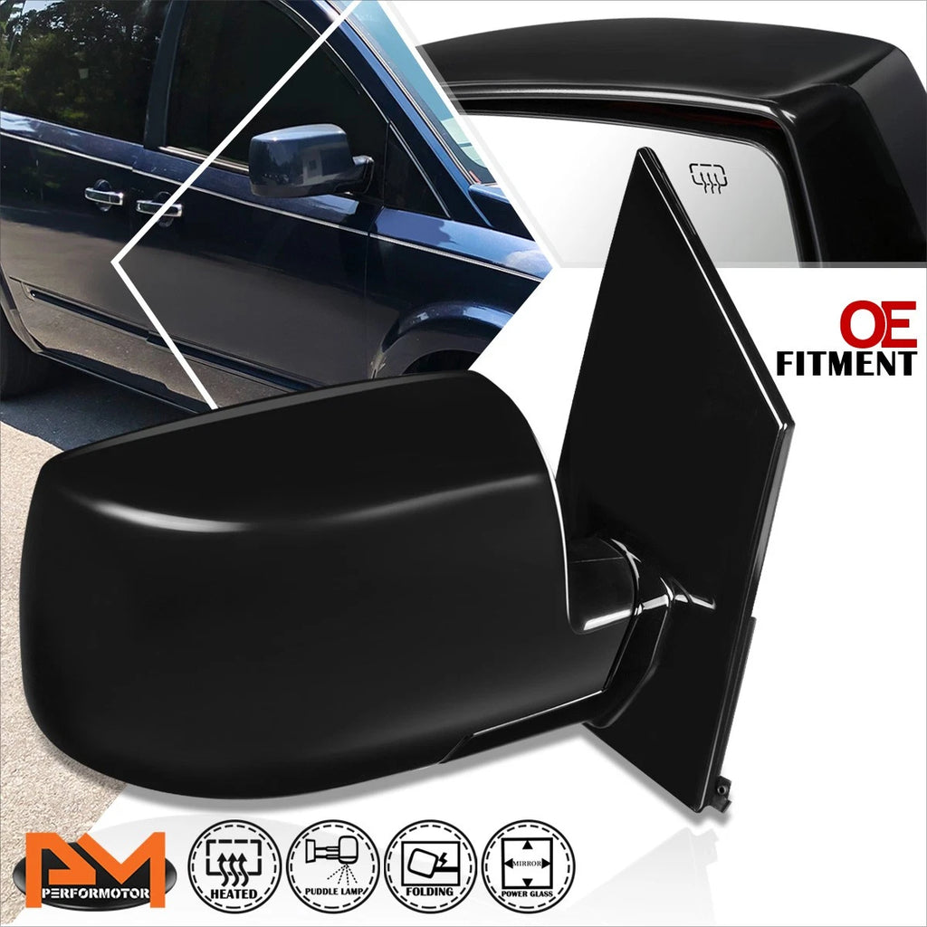 Powered Heated Side View Mirror with Puddle Light for Nissan Quest (2005–2007)