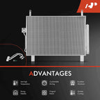 A/C Condenser with Bracket & Receiver Drier for Nissan Pathfinder (2022–2023)
