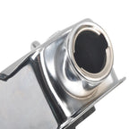 SBC BBC Chevy Chrome Power Steering Pump w/ Single Groove Pulley