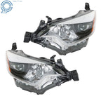 Set of 2 Halogen Headlights for Toyota Corolla (2014–2016)
