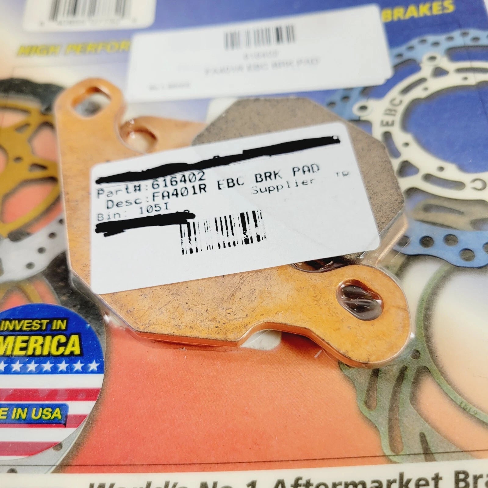 EBC Sintered Brake Pads FA401R for Suzuki RM85 (2005–2023)