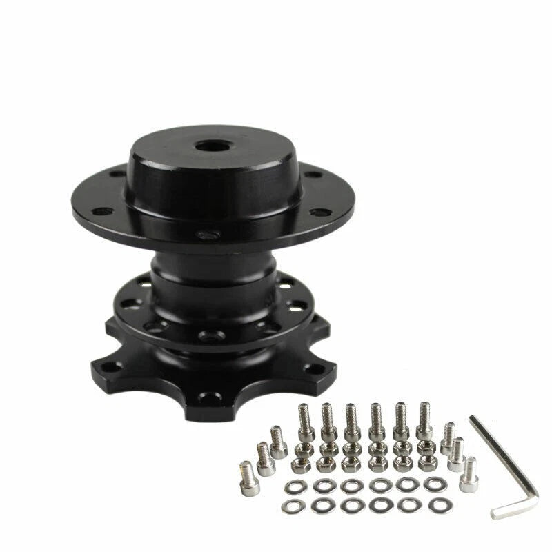 Steering Wheel Quick Release Hub Adapter for Universal Cars (Black)