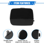Tow Hook Eye Hole Cover Cap for BMW 3-Series E92 (2007–2010) Black Rear Right