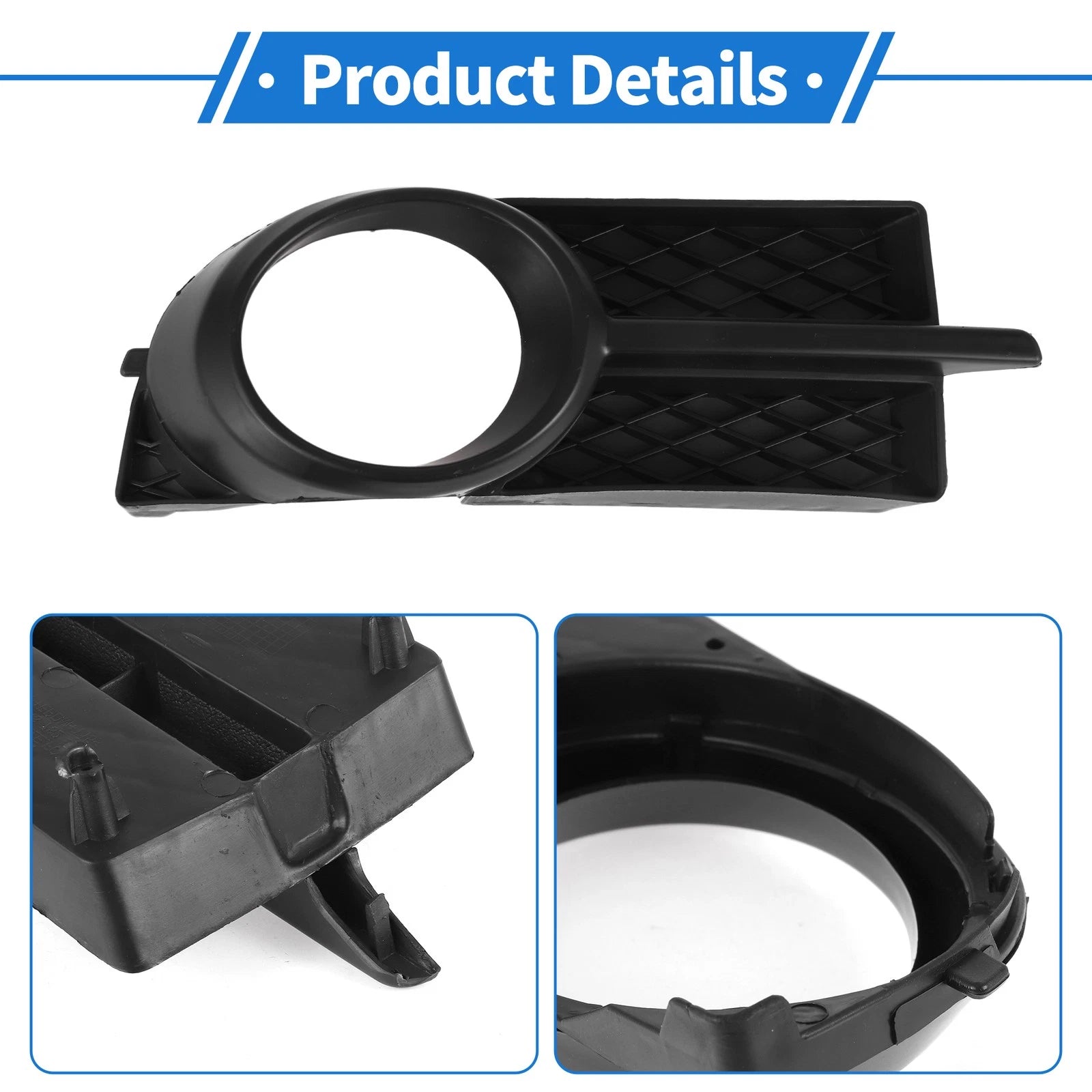 1 Pcs Fog Light Grill for Chevrolet Aveo (2007–2011) No. 96648784