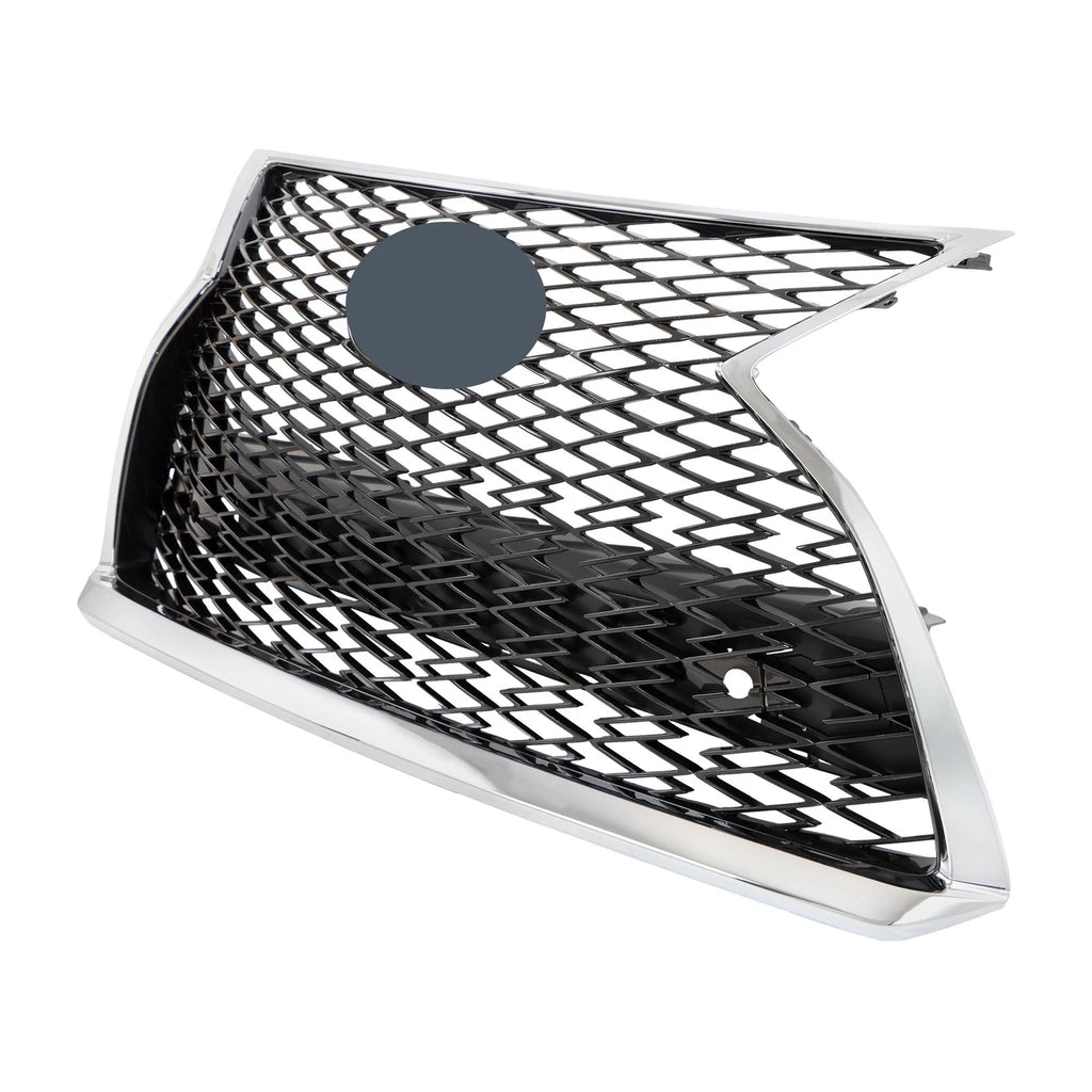 Front Upper Grille Assembly for Lexus RX350 RX450h (2020-2022) Chrome Black