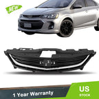 Front Upper Black Grille for Chevrolet Sonic (2017–2020)