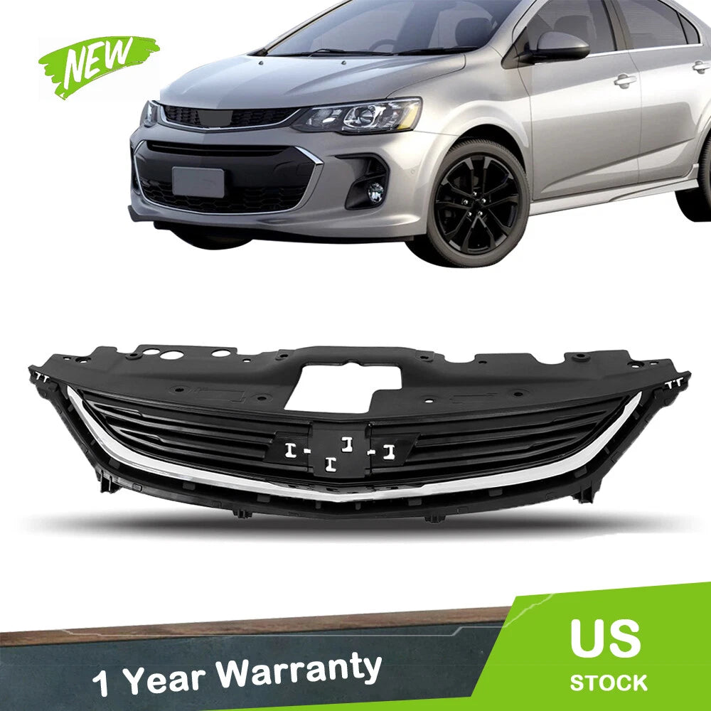 Front Upper Black Grille for Chevrolet Sonic (2017–2020)