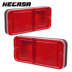Rear Red Side Marker Lights Pair for Chevrolet GMC C/K Pickup Trucks (1968–1972)