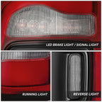 Chrome Red LED Tail Light Assembly for Ram 1500 (2019–2024)