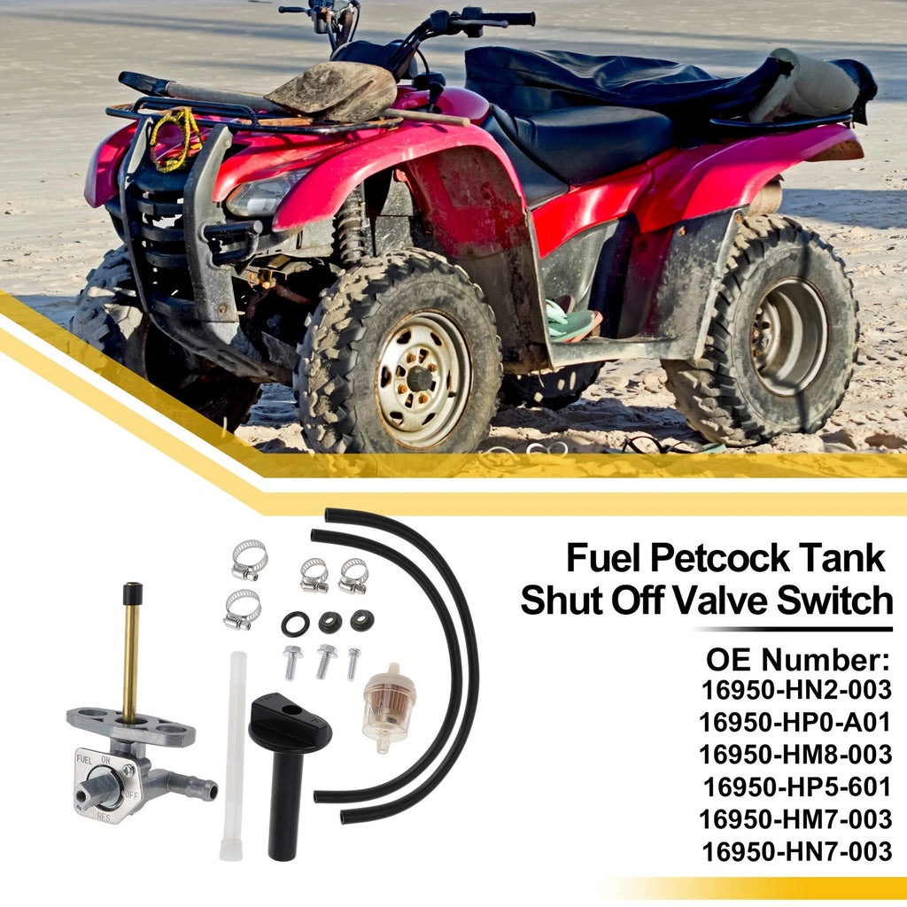 Fuel Valve Petcock Gas Tank Switch for Honda Foreman 450 (2000–2004)