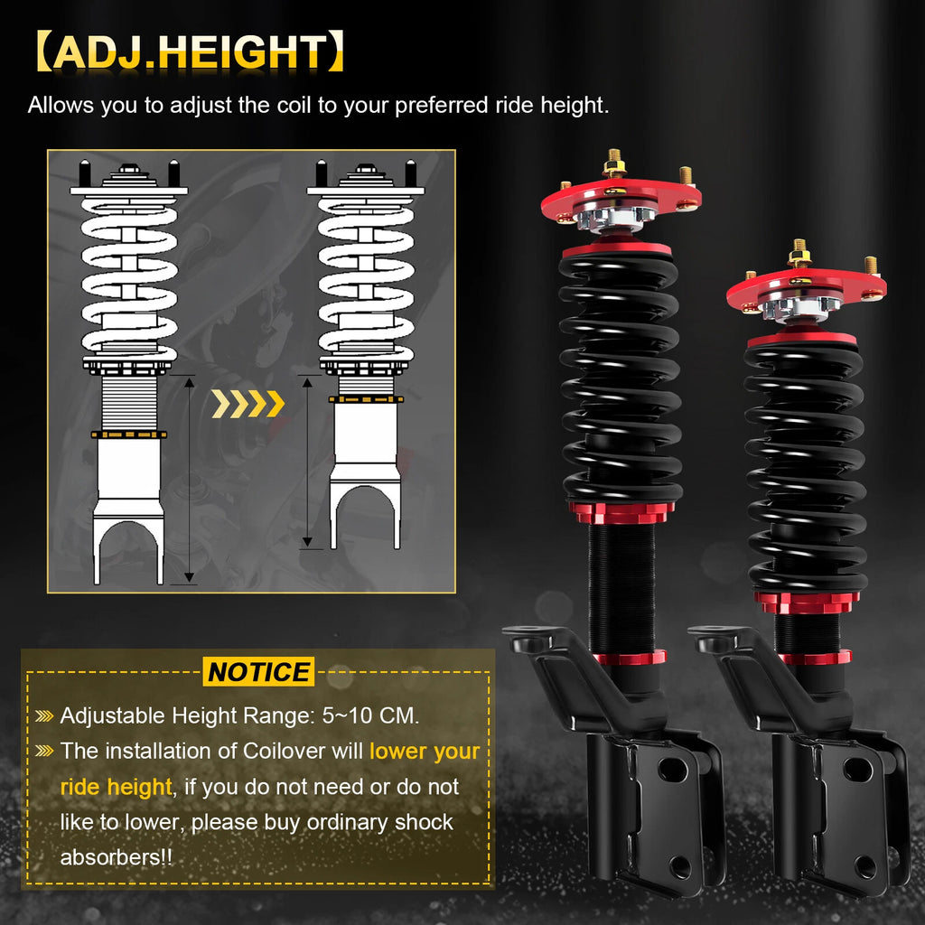 Coilover Shocks Strut Kit for Acura RSX DC5 (2002–2006) Adjustable Height