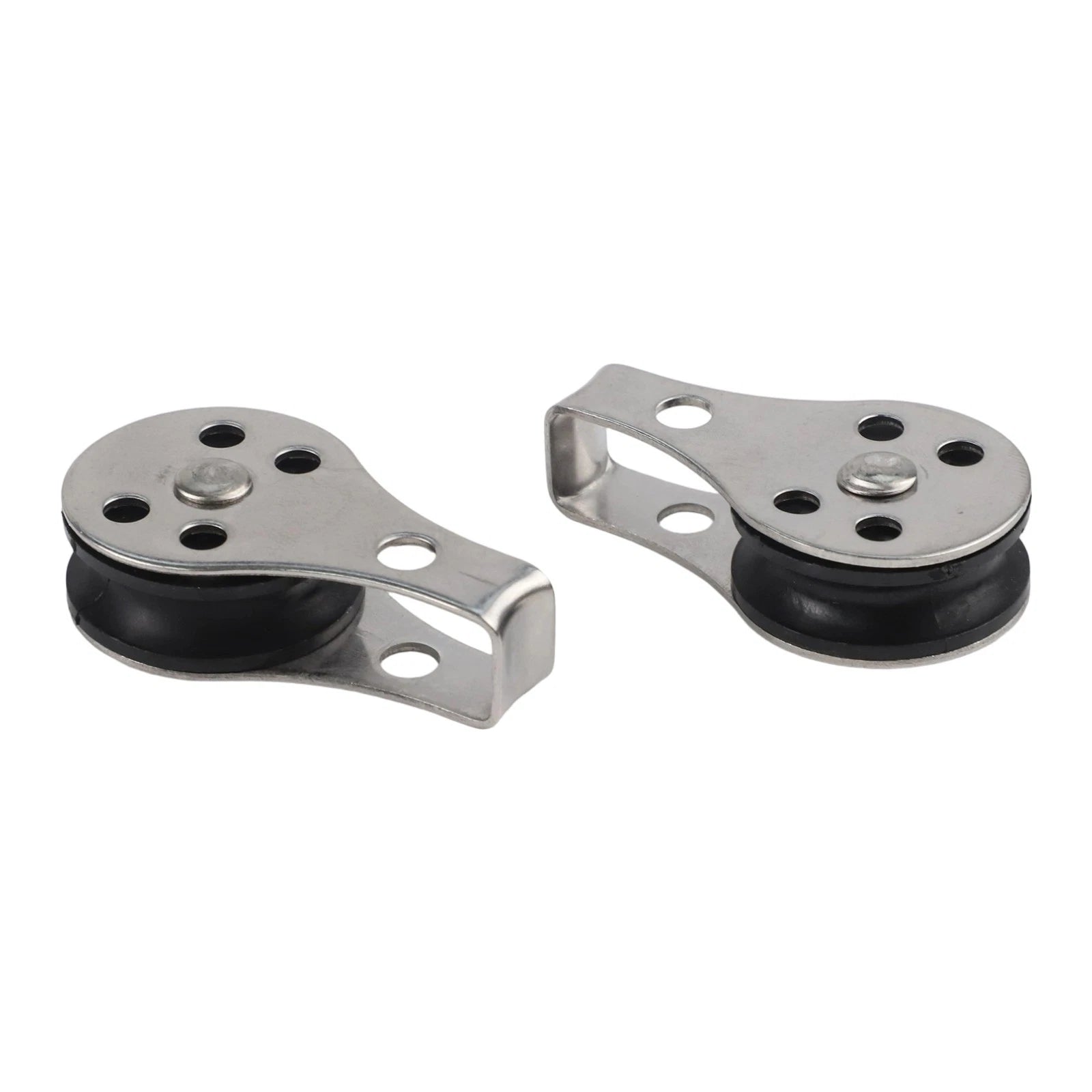 Set of 4 Nylon Sheaves Pulley for Kayak Canoe Rope (Stainless Steel 316)