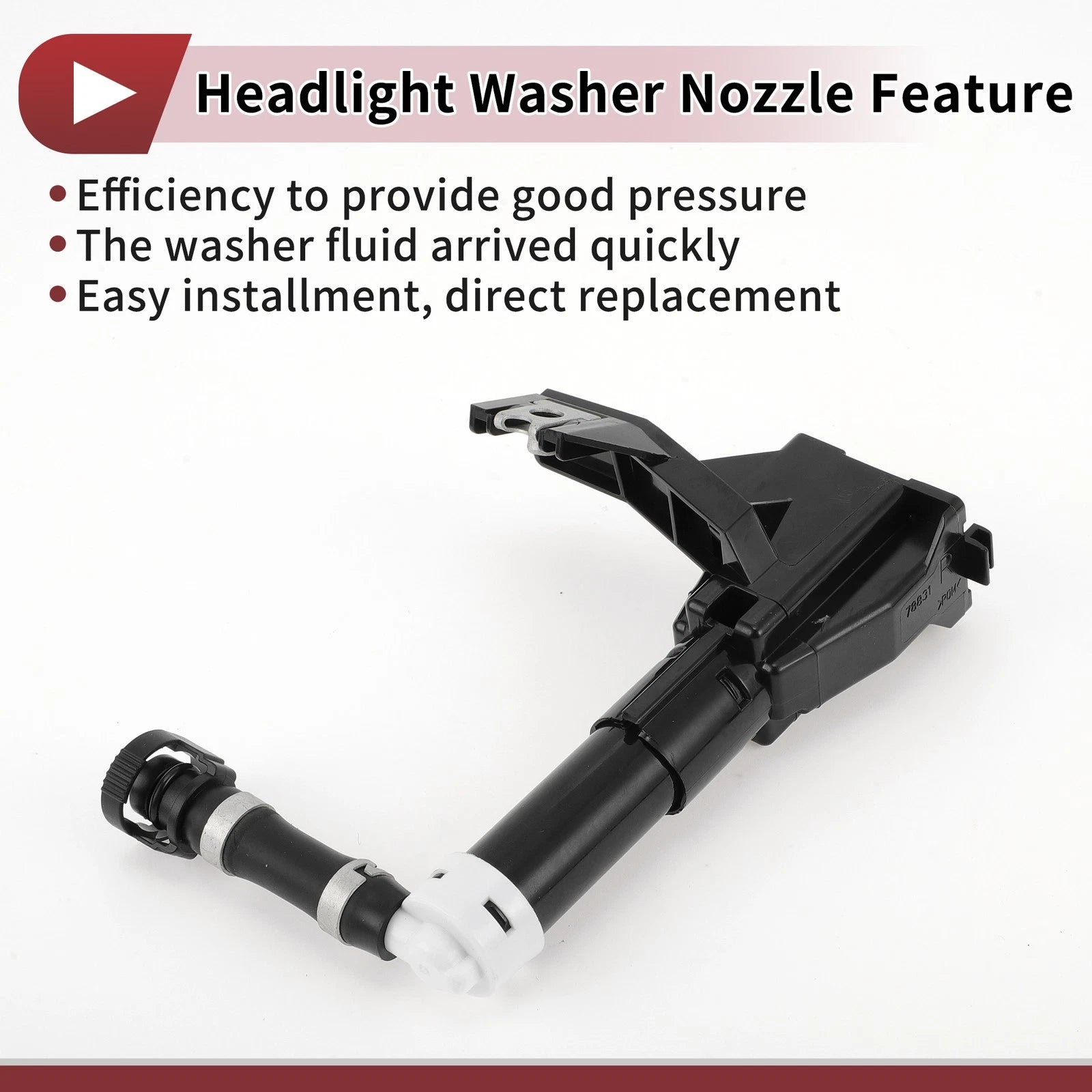 Front Passenger Side Headlight Washer Nozzle for Toyota Land (No. 8520760020)