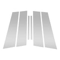 6 Pcs Pillar Window Trim for Chevy Cruze (2016–2019) Silver Tone