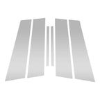 6 Pcs Pillar Window Trim for Chevy Cruze (2016–2019) Silver Tone