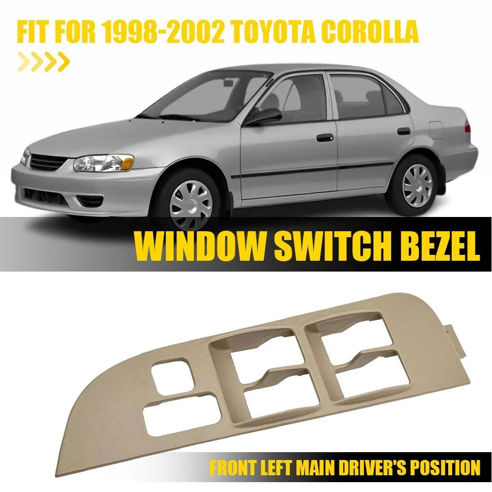 Master Power Window Switch Bezel Trim for Toyota Corolla (1998–2002)