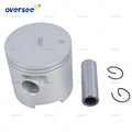 Piston Kit Ring +030 for Mercury Mariner 15-25HP Outboard (1990–2023) 767-821968A5 8798786A6