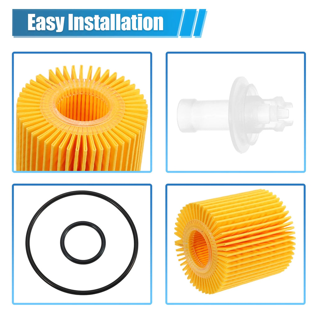 Set of 6 Engine Oil Filters 04152-YZZA1 04152-31090 04152-YZZG1 for Toyota Avalon 