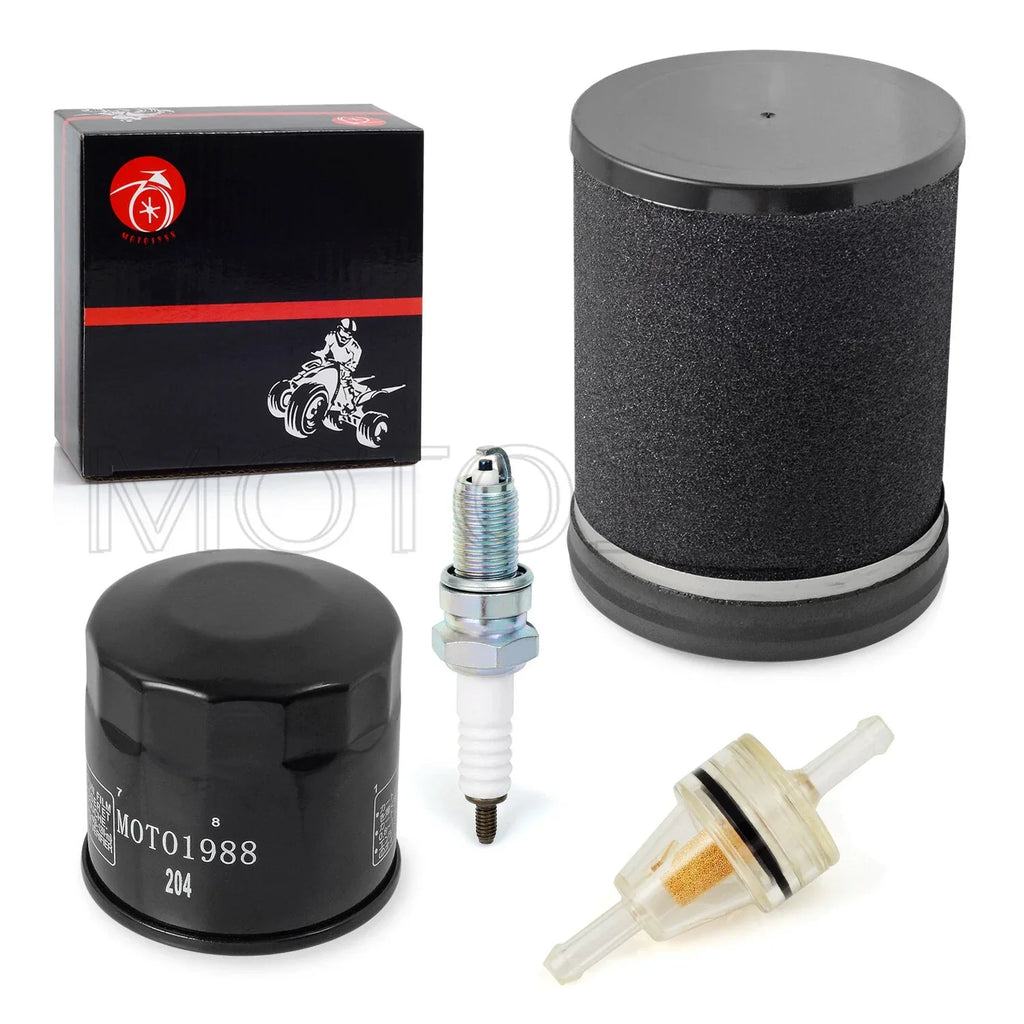 Air Filter Oil Filter Spark Plug for Kawasaki Prairie 360 KVF360 (2003–2013)
