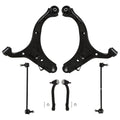 Set of 6 Front Lower Control Arms Tie Rods Sway Bars for Hyundai Kia (2010–2013)
