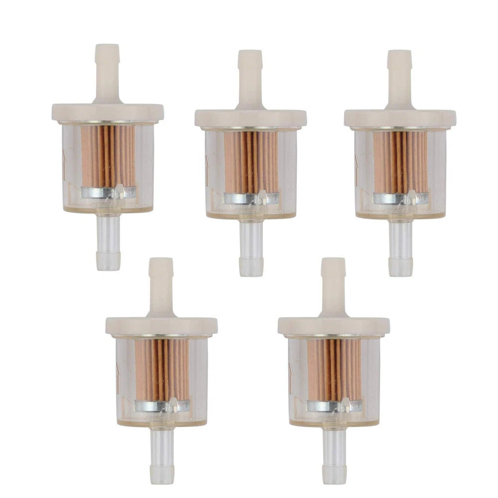 5pc Inline Fuel Filter for B & Stratton (493629, 5065, 5065D, 490197001)