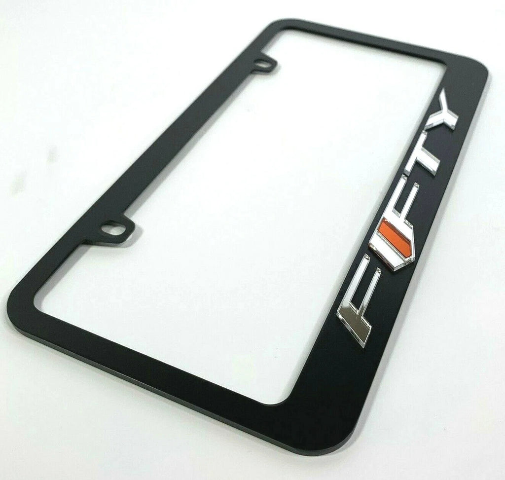 License Plate Frame Matte Black for Camaro Fifty (2010–2014)