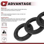 Set of 5 Rotary Shaft Oil Seals 40x62x7mm Nitrile Rubber for Various Models
