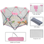 Portable Pet Playpen for Outdoor Use (Safety Kids)