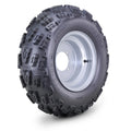 WANDA ATV Tire & Wheel Set of 2 21X7-10 4/110mm PCD Silver Wheels - 10058