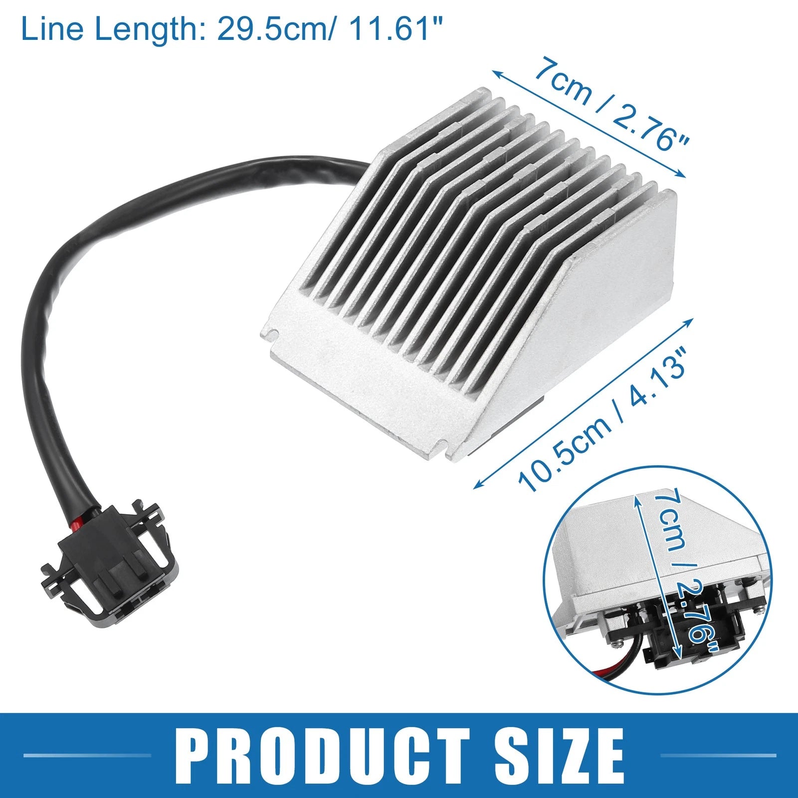 HVAC Heater Blower Motor Resistor No. 6Q1907521 for Audi A2 (2000–2005)