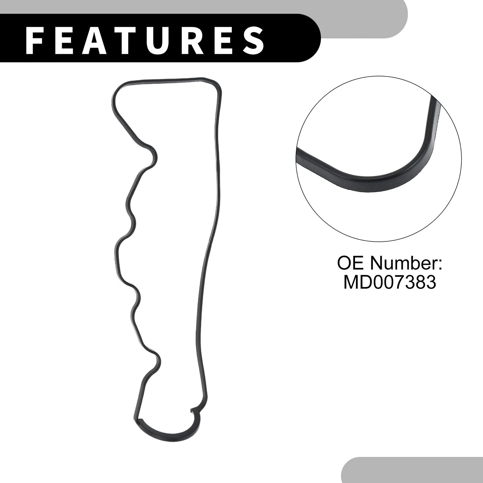 Valve Cover Gasket No.MD007383 for Mitsubishi Colt (1984–1988)
