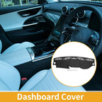 Dashboard Cover Mat for Mercedes-Benz C-Class 2011-2013 Black Carpet
