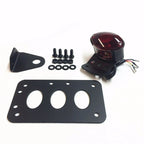 Side Mount License Plate Bracket for Harley (Black)