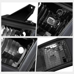 E-Shape Switchback LED DRL Headlights Smoked for Express/Savana 1500-3500 (2003–2024)