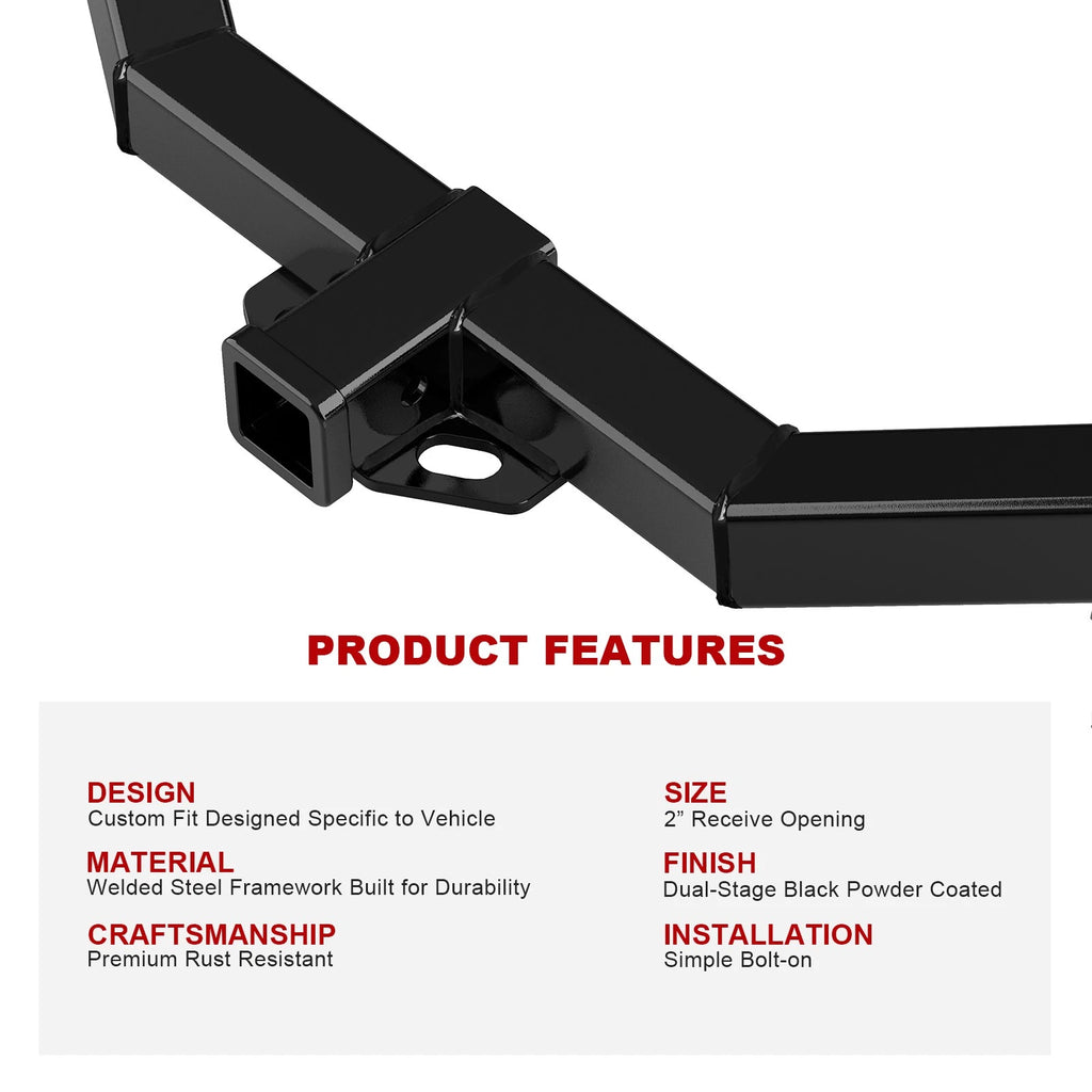 Trailer Hitch Receiver for Durango, Grand Cherokee (2011-2026)