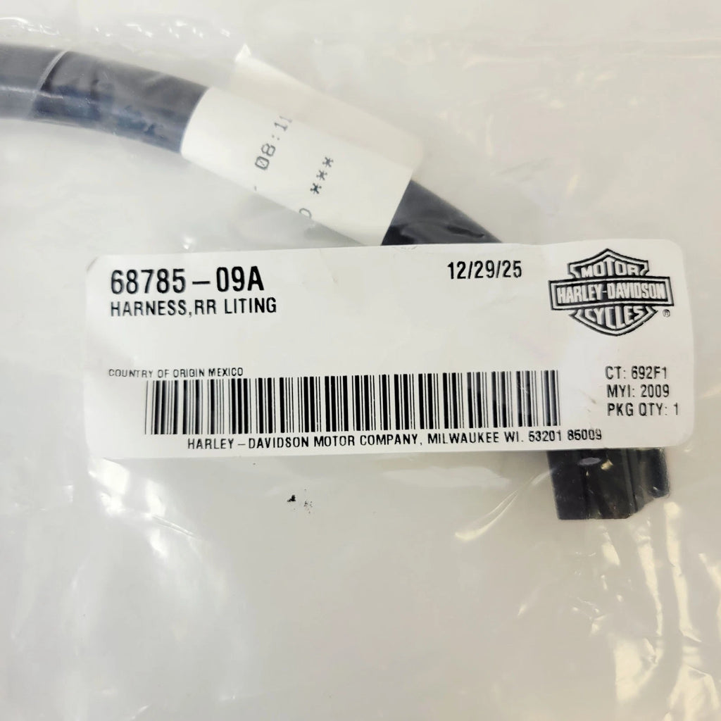 Rear Lighting Wiring Harness for Harley-Davidson Dyna (2009–2017) 68785-09A