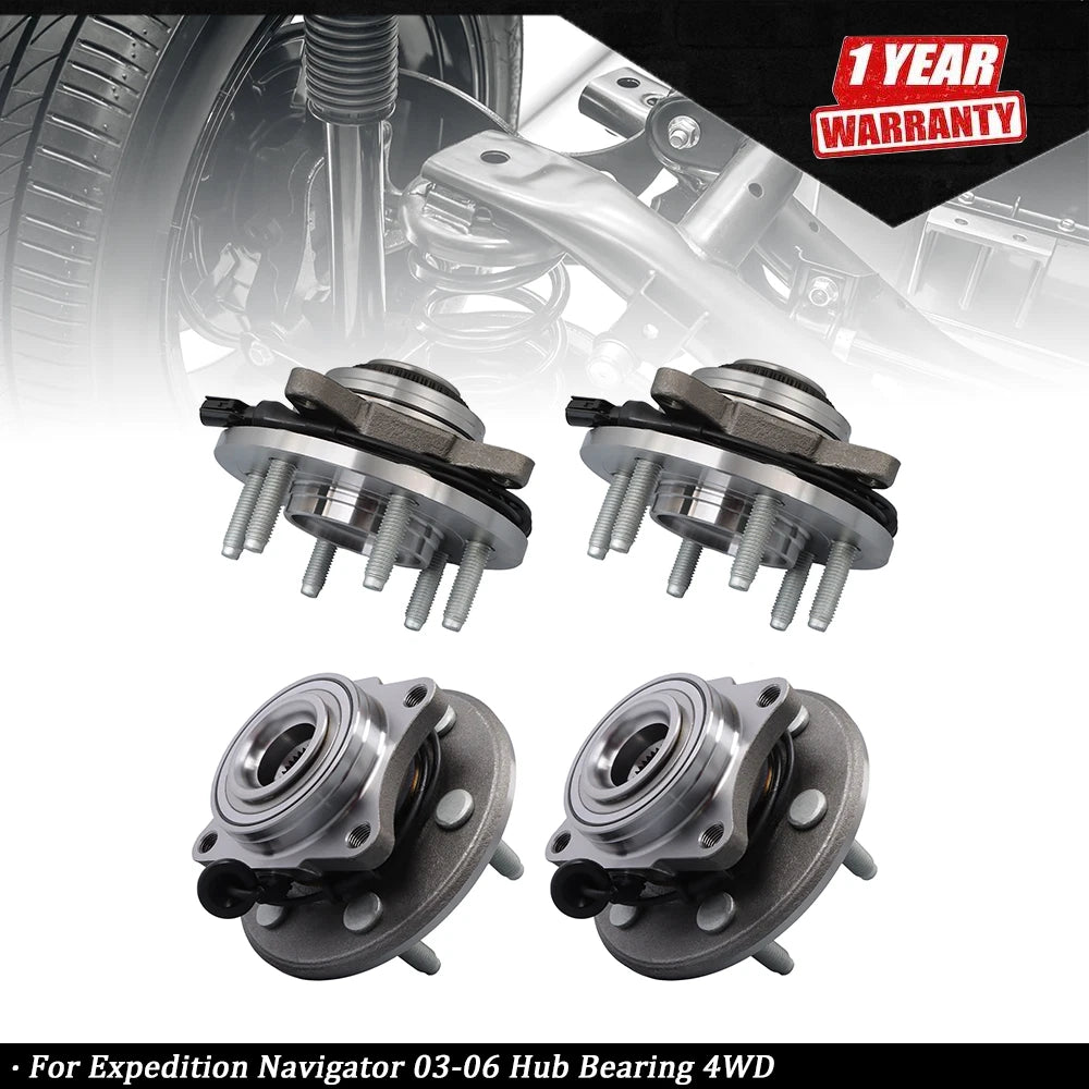 Set of 2 Hub Bearings for Expedition Navigator (2003–2006) 4WD