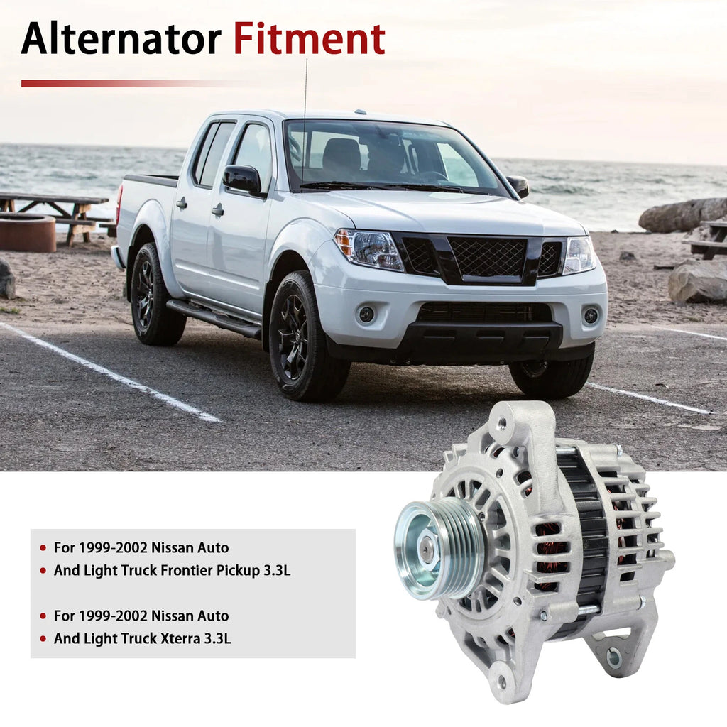 Alternator for Nissan Frontier Pickup (1999-2002) 12V