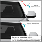 Set of 4 Smoke Tint Window Visors for VW Jetta A4 Mk4 (1999–2005)
