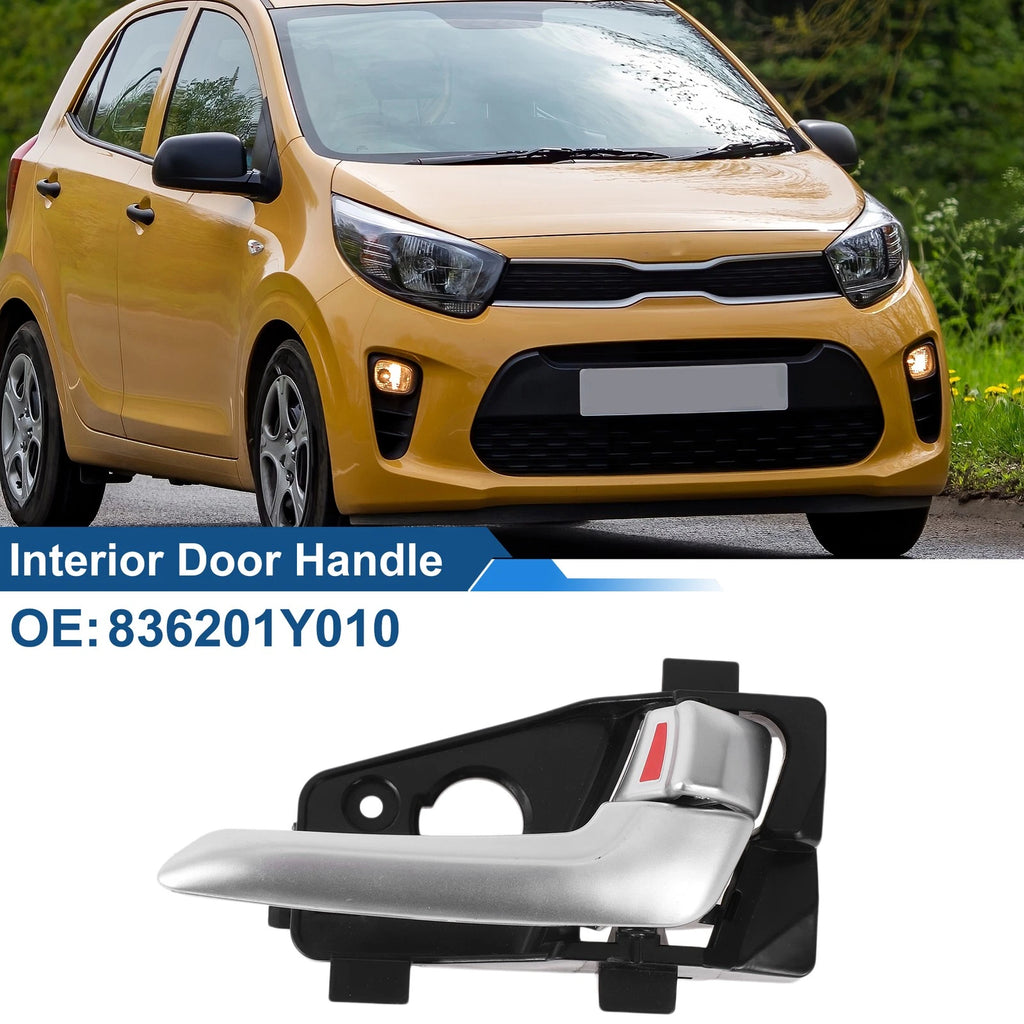 Rear Right Passenger Side Interior Door Handle for Kia Picanto (2011–2023) No. 836201Y010