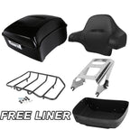 Matte Black Trunk Pad Mount Rack for Harley Touring Road King (2009–2013)