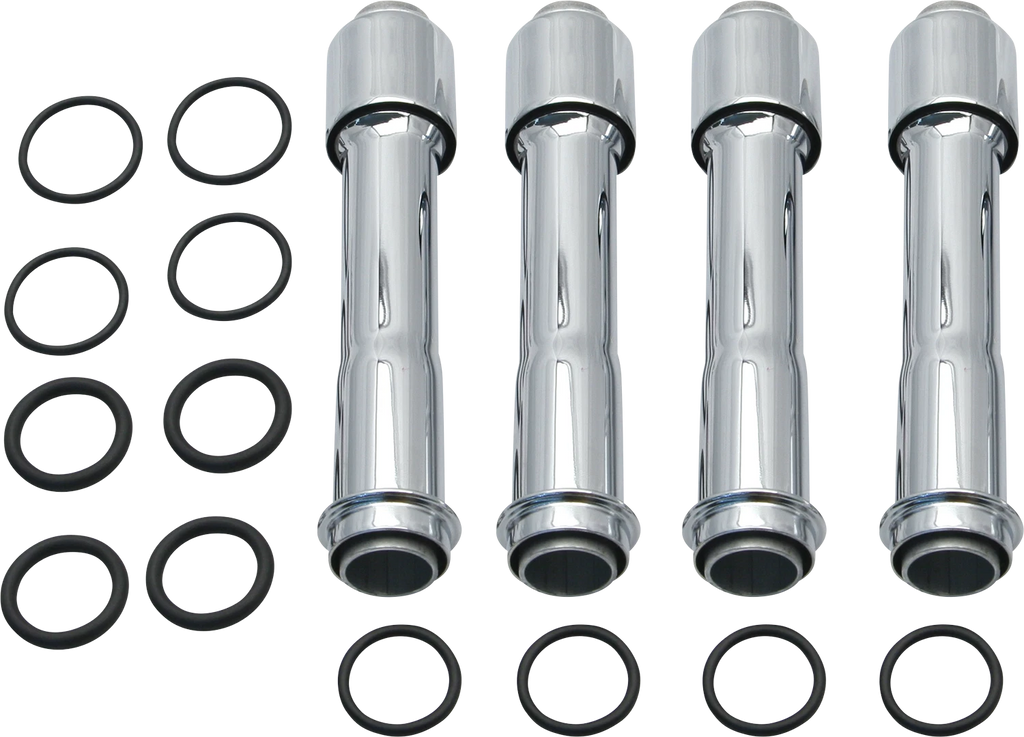 Pushrod Cover Kit for S&S Cycle Twin Cam (M8 106-1340) - Chrome