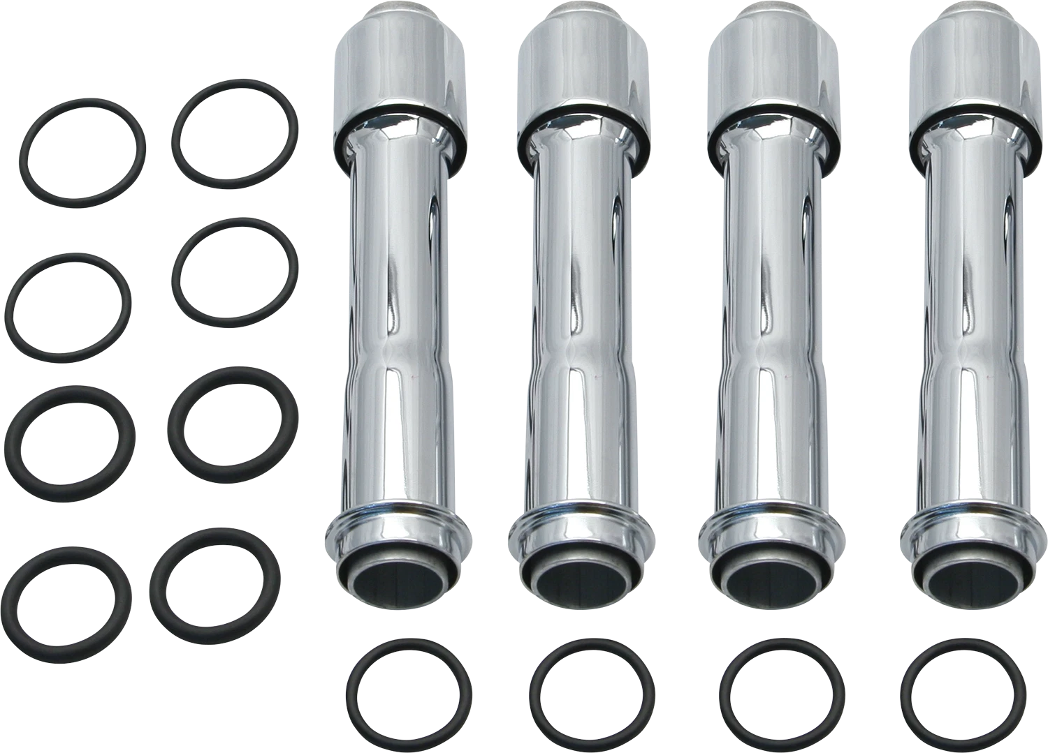 Pushrod Cover Kit for S&S Cycle Twin Cam (M8 106-1340) - Chrome
