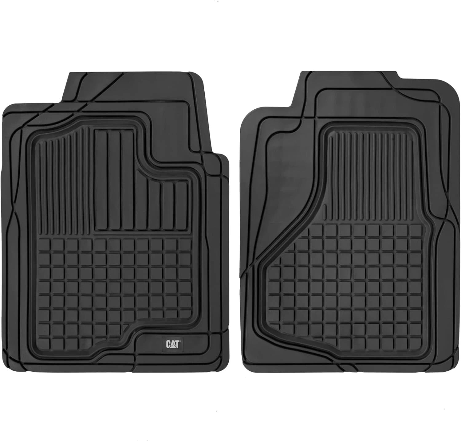 Set of 4 All Weather Rubber Floor Mats for Trucks (Cat DuraShield XL)