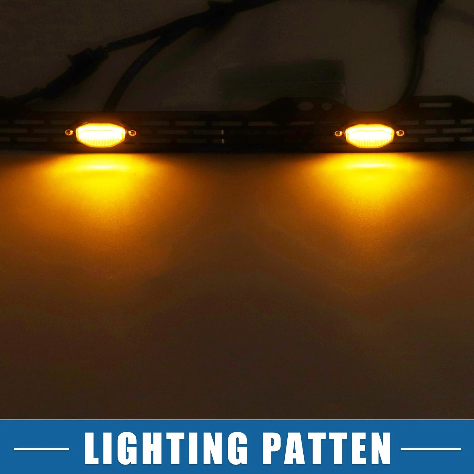 Front LED Grille Light with Bracket for Toyota Tundra (2014–2020) Amber