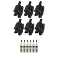 Set of 6 NGK Ignition Coils & Platinum Spark Plugs for Savana 2500 3500 (1996–2023)