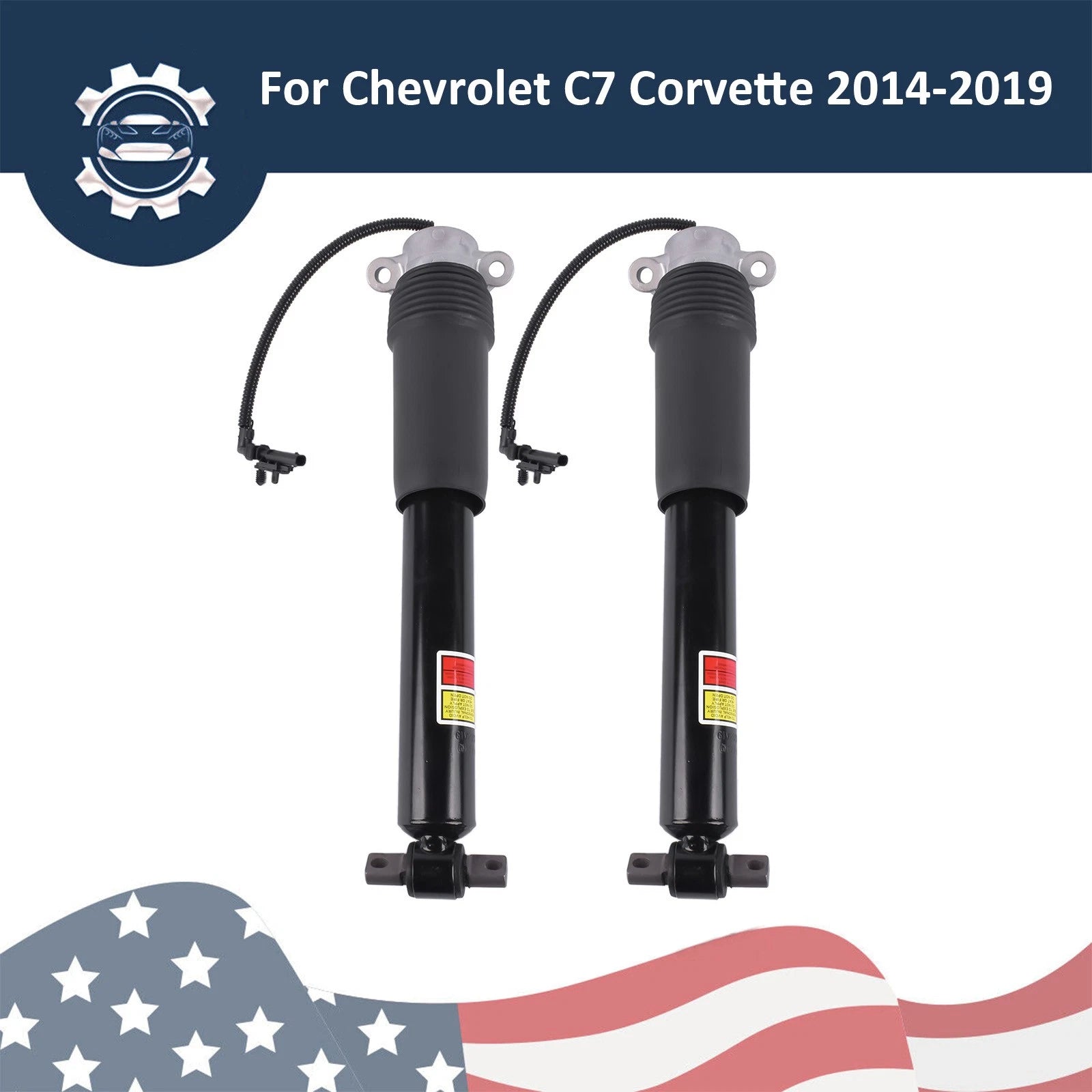 2X Front Shock Absorber Strut for Chevrolet C7 Corvette (2014-2019)
