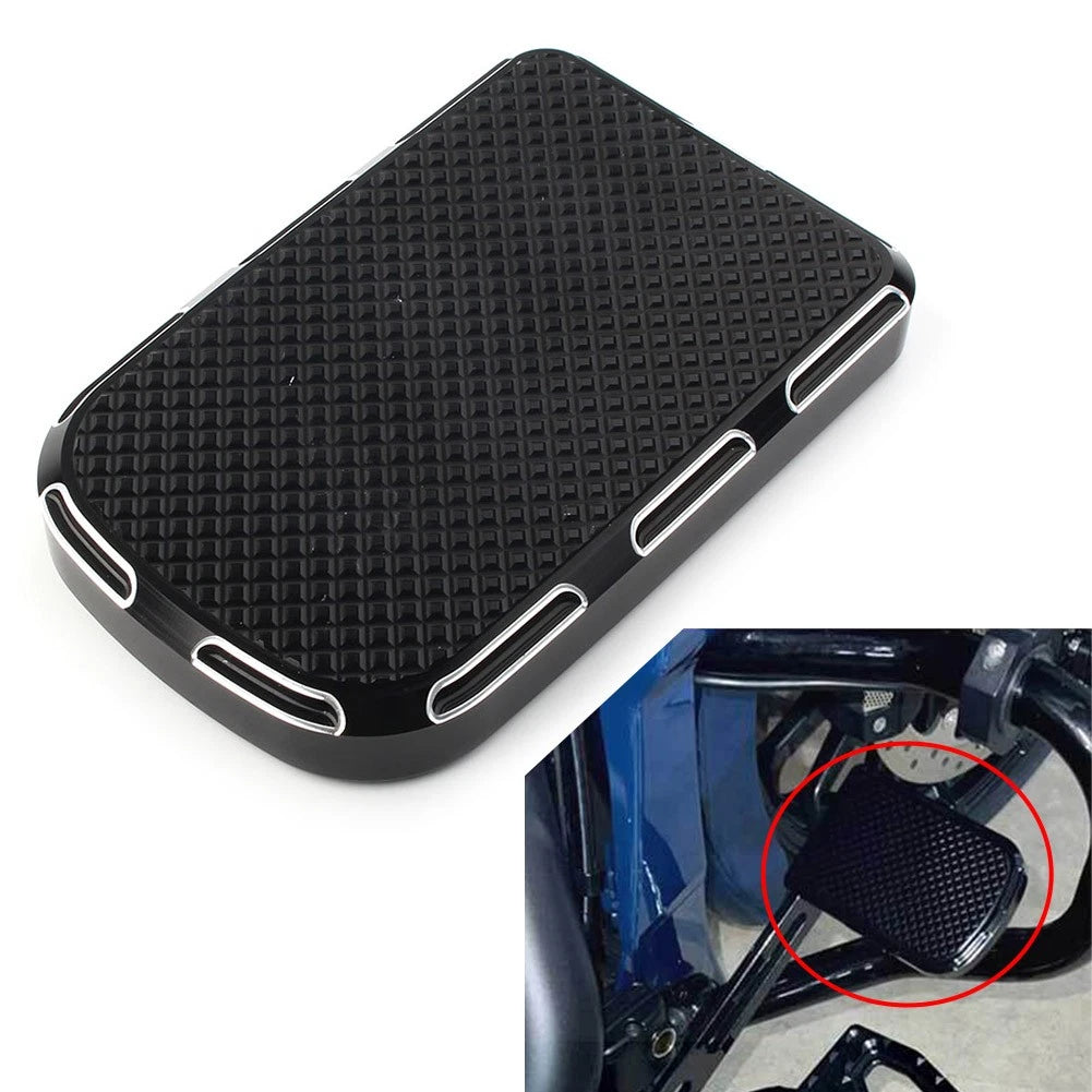 CNC Brake Pedal Pad Cover for Harley Touring Electra Street Tri Glide (2014–2023)