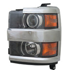 Replacement Driver Side Headlight Assembly with Chrome Bezel for Jeep Grand Cherokee (2011–2023)