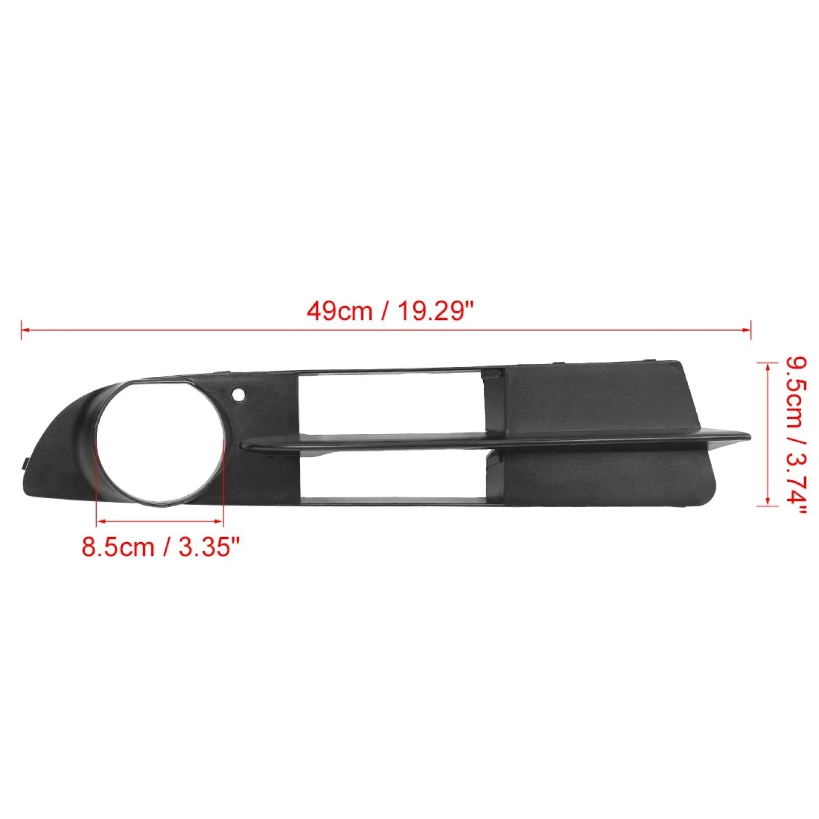Fog Light Grille Cover Trims for BMW 525i (2004-2007)